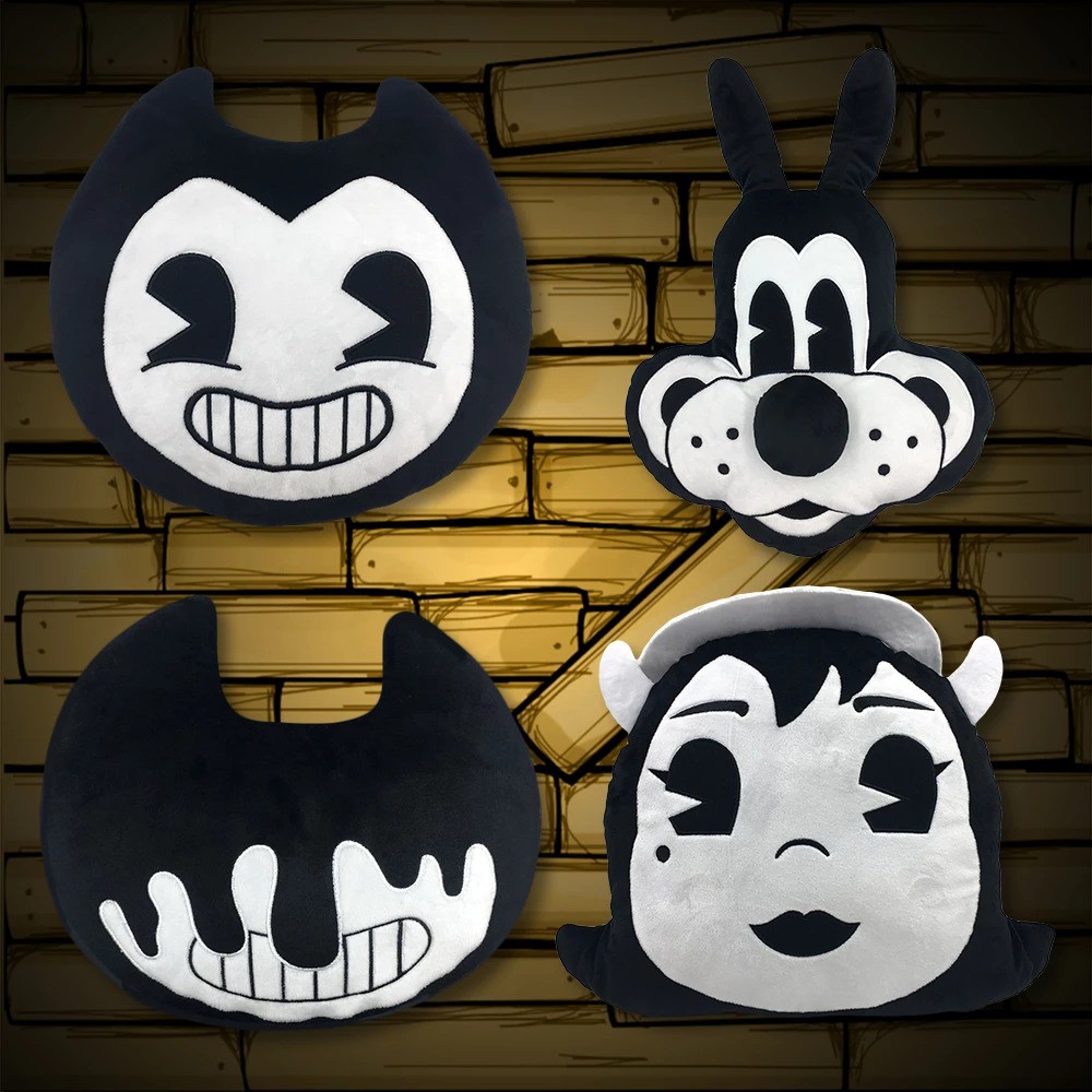 預購 Bendy And The Ink Machine 班迪與油印機墨水機大頭抱枕 蝦皮購物