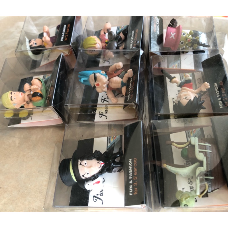 海賊王 🏴‍☠️ 公仔 耳機防塵塞手機吊飾 擺件 喬巴 魯夫 手機殼奶油殼素材 蛋糕娃娃機扭蛋玩具 航海王 海盜船黑帽子