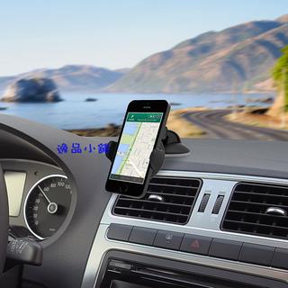 【逸品汽車百貨】外銷德國 車用手機架 PU吸盤 可吸附在中控臺 儀表板手機架 可旋轉 IPHONE 6 PLUS 手機座