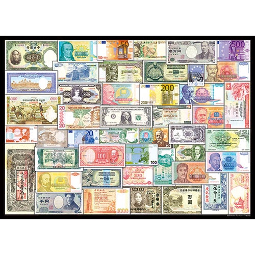 百耘圖 - HP0520-211 世界各國鈔票拼圖520片