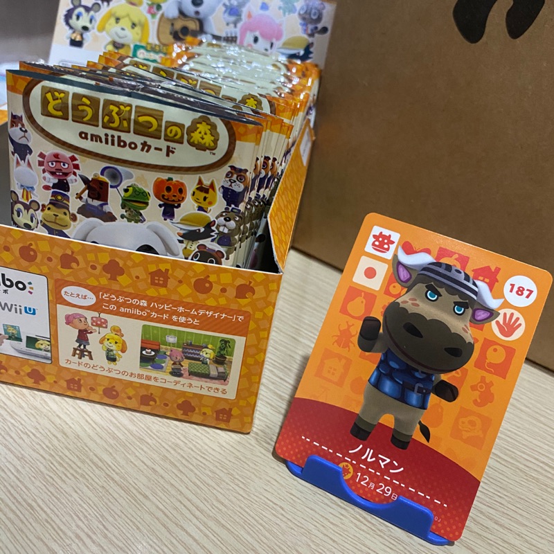 現貨🔥 正版 日版 動物森友會 amiibo 卡片  No.187  盧爾曼   動物之森  動森 卡包 現貨免運