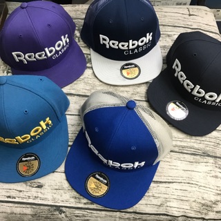 REEBOK 棒球帽 logo 帽 紫 藍 寶藍 深藍 黑 白 黃