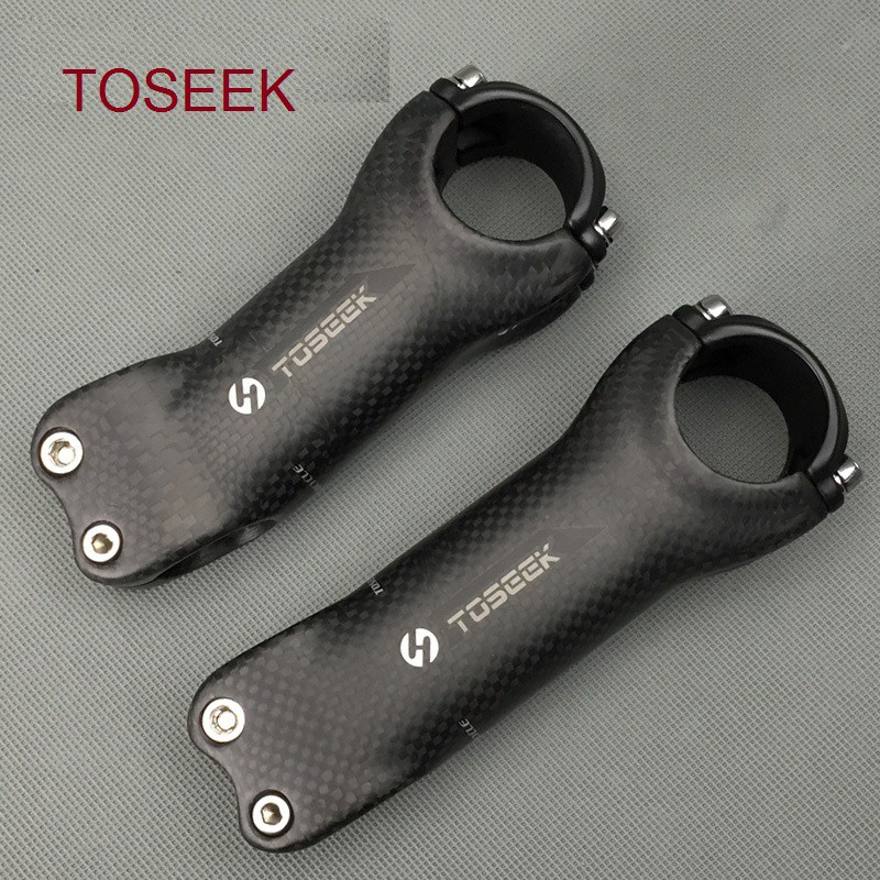 TOSEEK3K全碳纖維 T800 山地公路車把立立管龍頭亞光6/17度 carbon bicycle stem