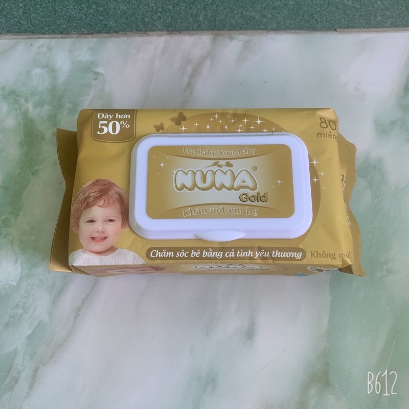 Nuna Baby 金色濕巾 80 張無味