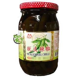 饗食在 剝皮辣椒 脫皮辣椒 福松 金蘭 剝皮辣椒 Pickled Peel Chili 450g 脫皮辣椒