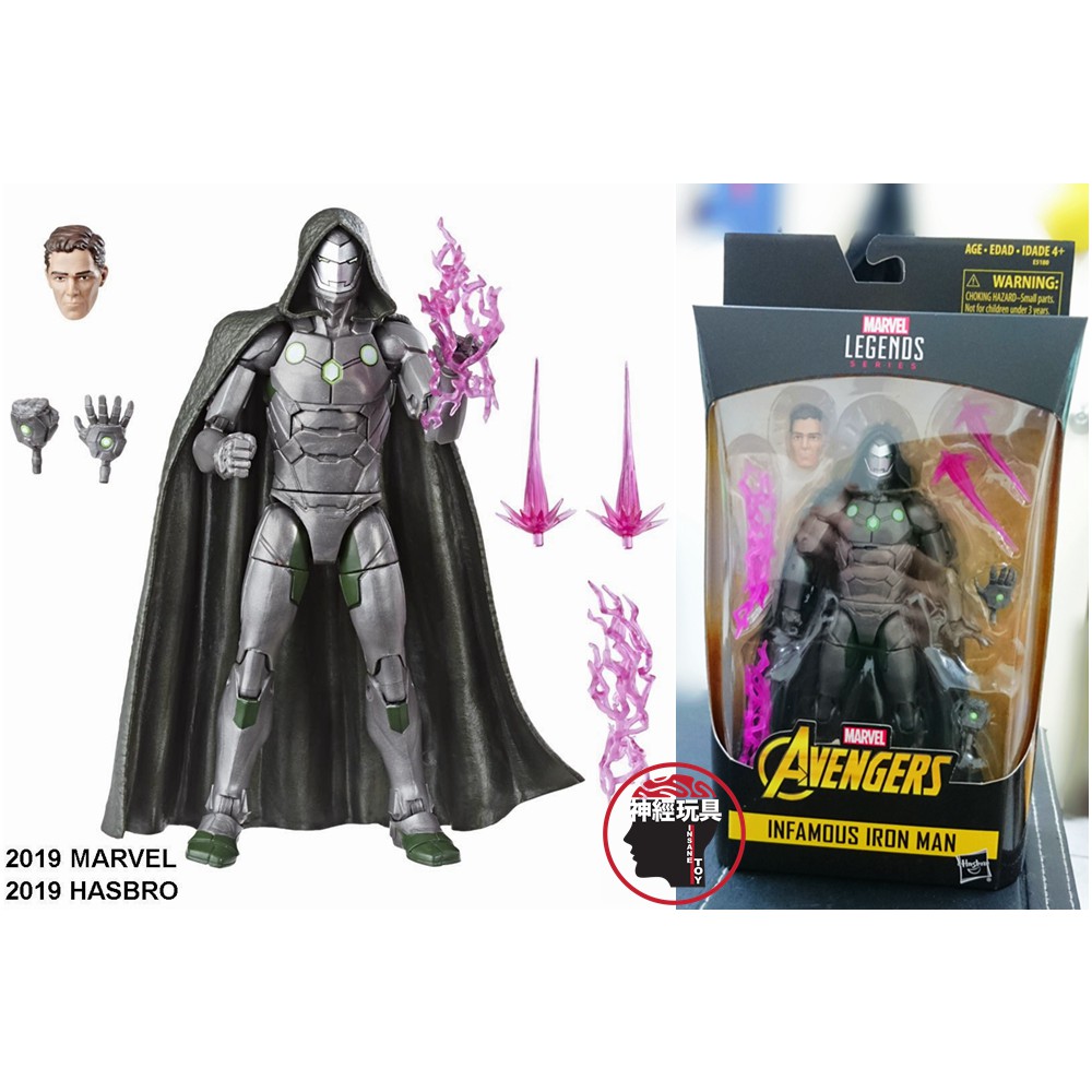 【神經玩具】現貨 Marvel Legends 惡名鋼鐵人 6吋可動人偶 孩之寶 漫威傳奇 惡名昭彰鋼鐵人