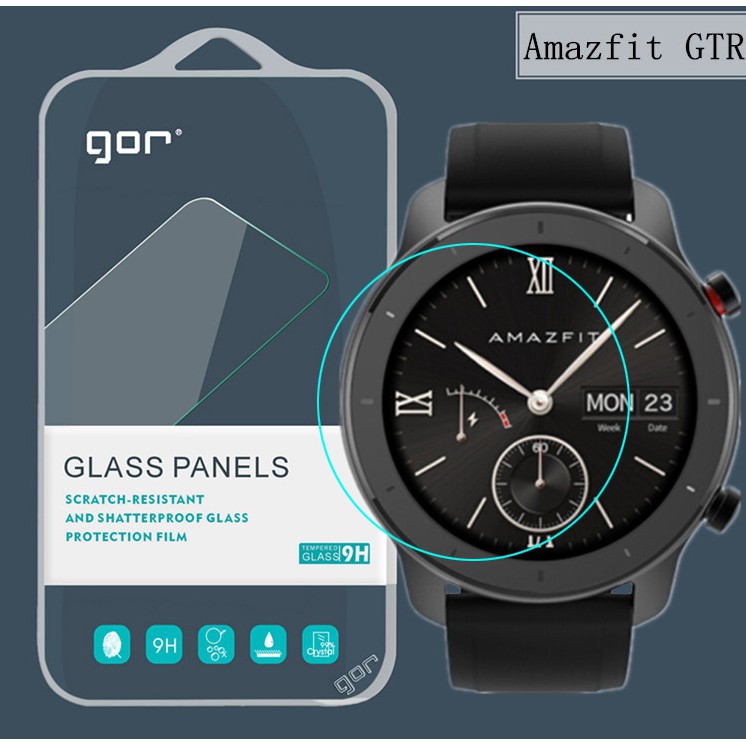 FC商行 ~ 華米 Amazfit 3 GTR GTR4 GOR 3片裝 鋼化玻璃保護貼 玻璃貼 鋼膜 手表