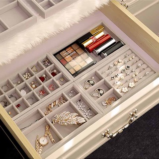 首飾收納盒家用多功能項鍊髮夾戒指耳環收納盒整理盒