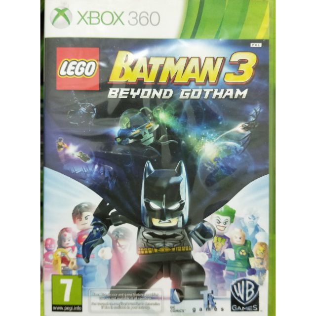 [二片免運]XBOX360 樂高蝙蝠俠 3：飛越高譚市