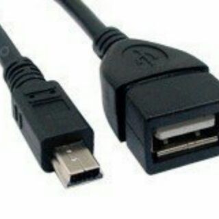 【勁昕科技】USB接頭全包 mini usb公轉usb母數據線 MID平板電腦/手機OTG數據線