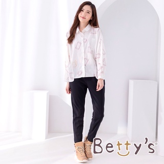 betty’s貝蒂思(05)素面小直筒西裝褲(黑色)