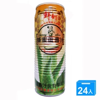 半天水 蜂蜜蘆薈汁 520ml x 1瓶 （超商取貨限6瓶喔）果汁 半天水 餐飲 飲料