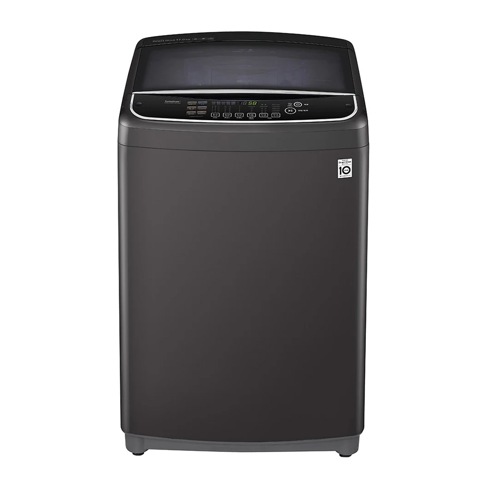 LG 樂金 17公斤 TurboWash3D™ 直立式直驅變頻洗衣機 (曜石黑) WT-D170MSG 大型配送