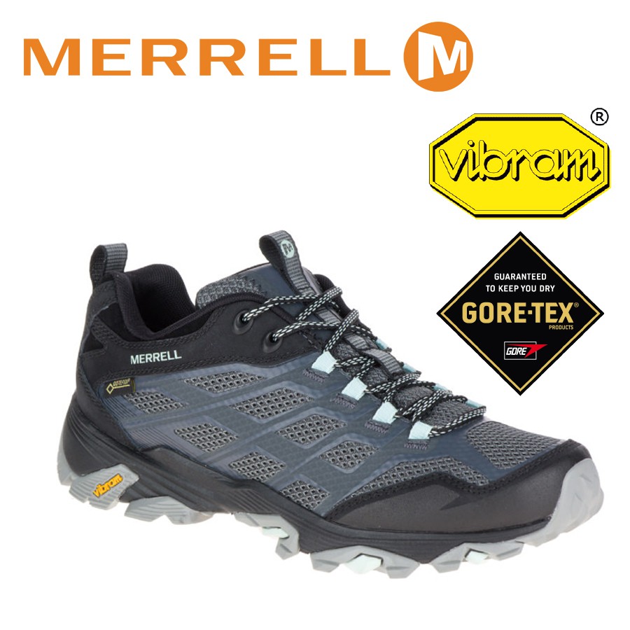 MERRELL 美國 女款 MOAB FST GORE-TEX 灰色/越野鞋/休閒鞋/登山鞋/ML37156/悠遊山水