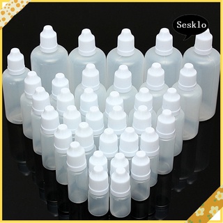 [SK] 5 件耐用 5-100ml 空塑料可擠壓滴管瓶眼液滴管