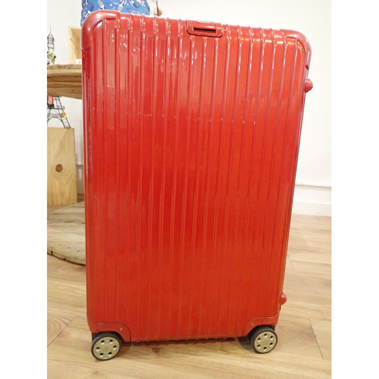 【二手】&lt;公司貨&gt;RIMOWA SALSA DELUXE 29吋 東方紅 中型四輪旅行箱