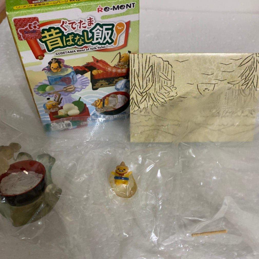 Re Ment 蛋黃哥童話故事盒玩一寸法師模型週邊 蝦皮購物