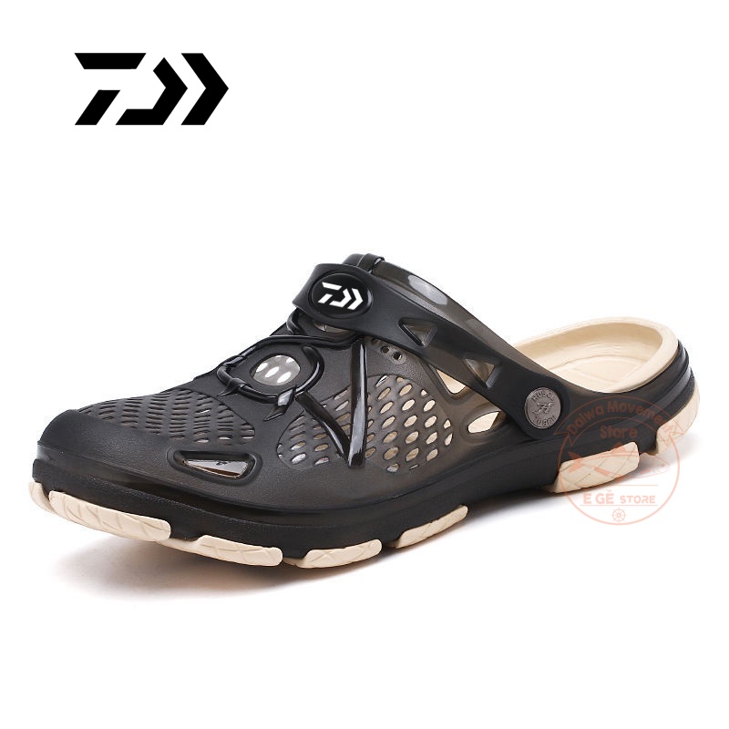 2022 Daiwa 夏季釣魚鞋春夏季沙灘涼鞋防滑涉水鞋戶外透氣拖鞋涼鞋水鞋