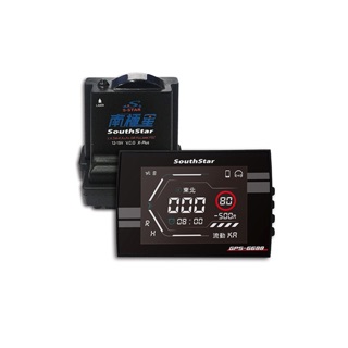 南極星 GPS-6688 APP 液晶彩屏分體測速器
