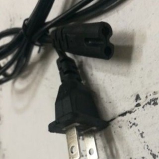 8字電源線 PSP PS3 適用 雙孔梅花尾電源線8字尾