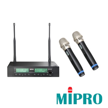 【全新】MIPRO 半U雙頻道 無線麥克風組 ACT-312B(手握)(下單前請先私訓詢問貨況)