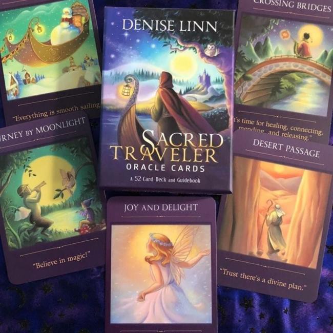 全英文 Sacred Traveler Oracle Cards deck 神圣的旅行者神諭卡