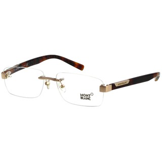 萬寶龍 MONTBLANC 鏡框 眼鏡(金色)MB498U