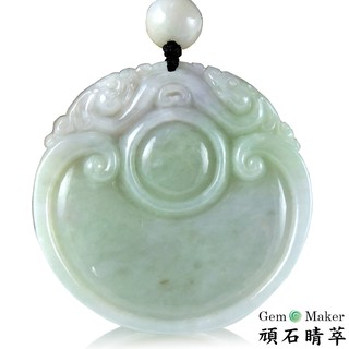 GemMaker頑石睛萃 冰糯雙貔貅A貨翡翠項鍊(394)-贈品牌手珠一條(兩款隨機擇一)【全館免運】
