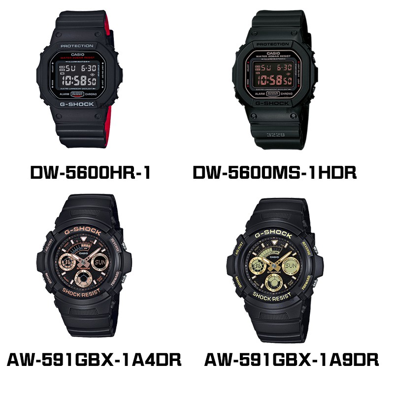 CASIO 卡西歐 G-SHOCK 經典人氣電子錶/賽車運動手錶 DW-5600/AW-591GBX