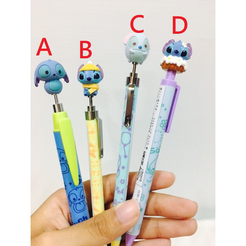 《現貨》Coco馬日本代購~日本迪士尼商店 正版 史迪奇 自動鉛筆 自動筆
