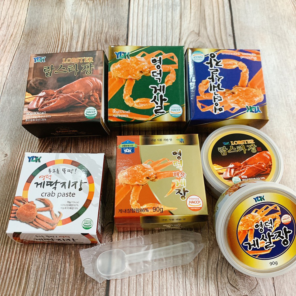 韓國ydk 即食蟹膏即食蟹肉即食蟹醬龍蝦膏蟹膏罐頭拌飯拌麵抹醬 蝦皮購物