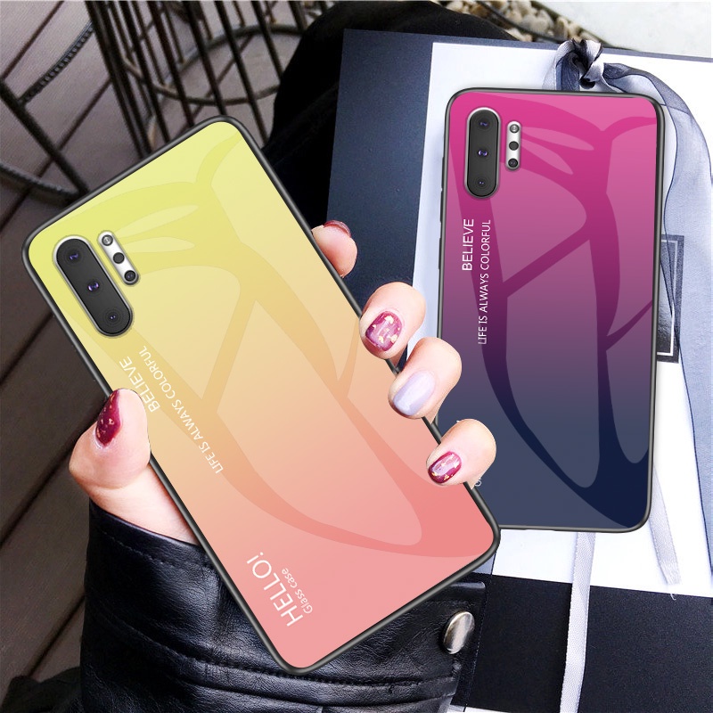 三星note10pro|SM-N9750軟硅膠全包鋼化玻璃膜手機殼保護套男女Note10Plus note10+ 保護殼