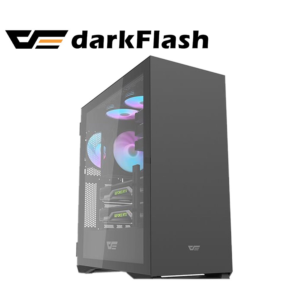 darkFlash DLX22 ATX 電腦機殼/機箱(不含風扇)-黑 現貨 廠商直送