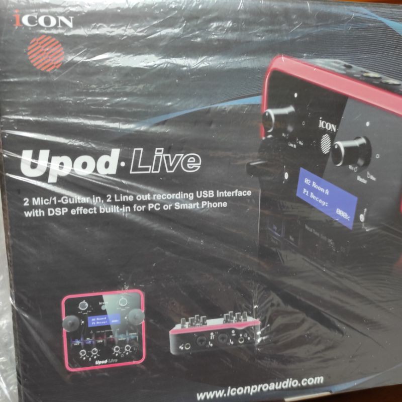 21音質最好的dsp聲卡icon Upod Live無需電腦可以細節調音 聲播 直播超強音質功能性更勝ag03 06 蝦皮購物