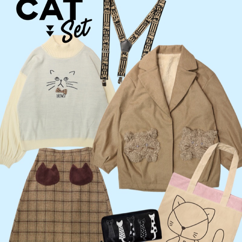 日本品牌rivet Surge 19福袋貓咪款豪華六件set 蝦皮購物