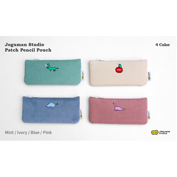 ʜᴀʀᴜᴅᴀɪʟʏ🌙   預購｜Joguman studio 坑條布徽章筆袋 筆袋 鉛筆盒