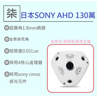 ⚡️24小時出貨⚡️家用 AHD960P SONY 四面多角度 環景攝影機 360度攝影機 360度家用130萬畫素
