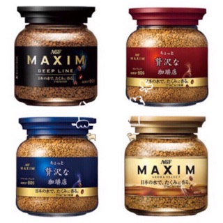 日向仁👺日本 AGF Maxim 咖啡 箴言金/香醇藍/摩卡紅/深焙黑 80g/100g