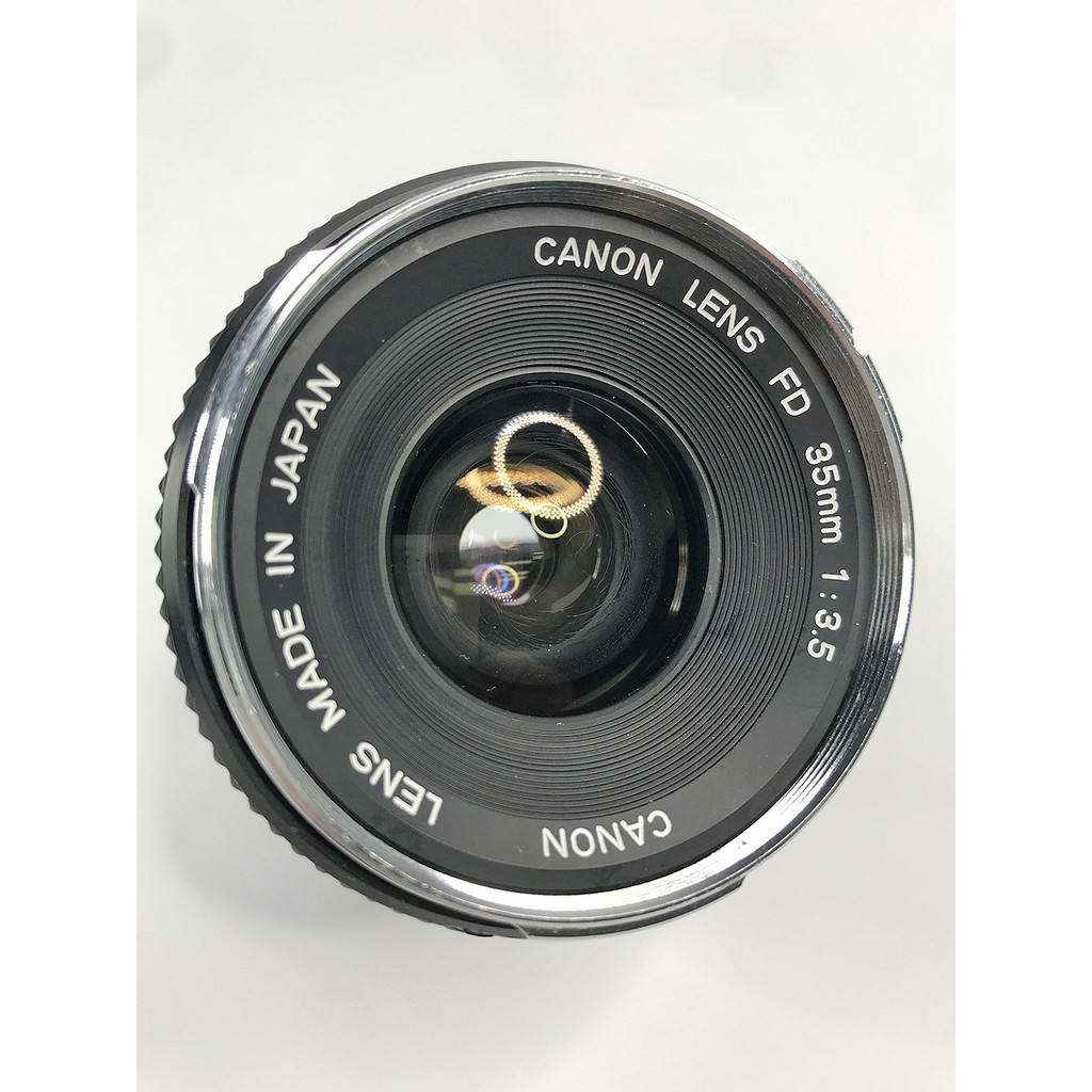 中古鏡頭 Canon FD 35mm F3.5 廣角定焦鏡頭 需清理 現狀品出售