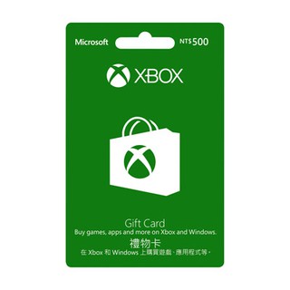Microsoft XBOX 禮物卡$500元