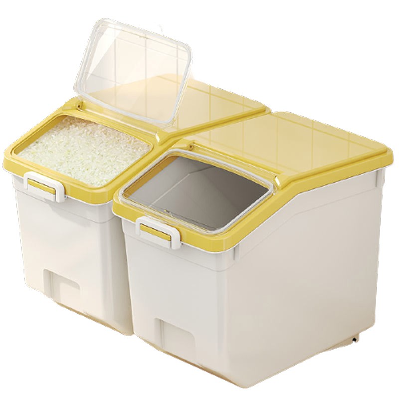 米桶面粉儲存罐35斤防潮防蟲密封家用存米面儲米箱20裝大米收納盒
