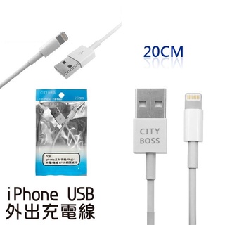 iPhone 行動電源專用20CM短充電線 外出充電線 20CM 短線 短充電線