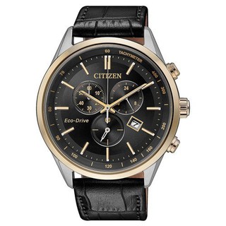 CITIZEN Eco-Drive GENTS光動能競速運動皮帶腕錶型號:AT2144-11E