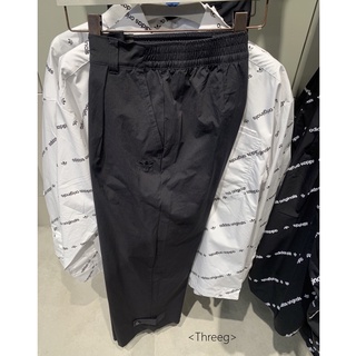 <Threeg>🏀ADIDAS SPEED 西裝長褲 運動 多口袋 尼龍 褲腳紐扣束帶 黑色 男款 HU1235