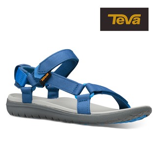 【TEVA】女 Sanborn Universal 輕量織帶涼鞋/雨鞋/水鞋-法國藍 (原廠現貨)