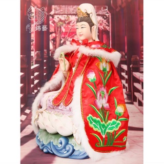 【神明衣】觀音神袍 神明披風 千手觀音披風 神明雪衣 蓮花衣 佛像神袍 神明披肩 神明公仔