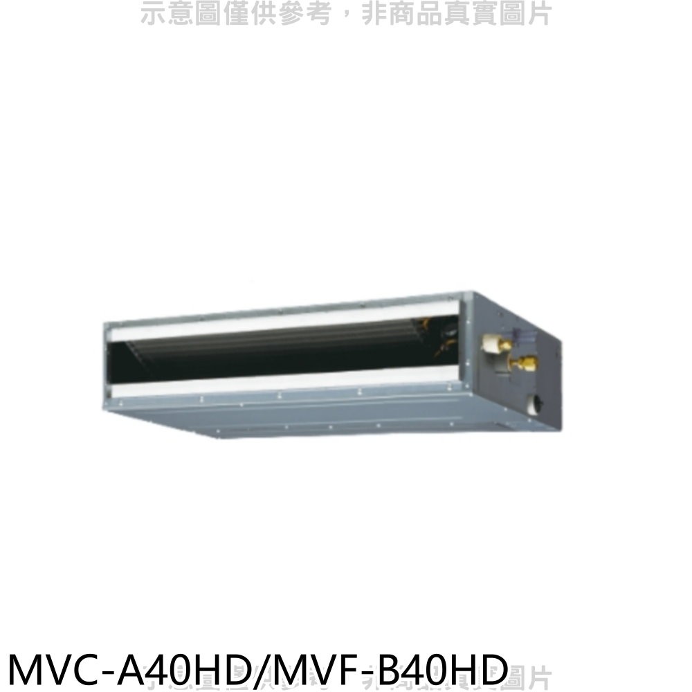 美的變頻冷暖吊隱式分離式冷氣6坪MVC-A40HD/MVF-B40HD標準安裝三年安裝保固 大型配送