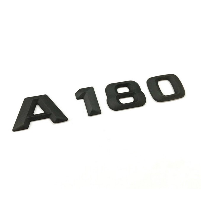 【JR 佳睿精品】12-18 Benz 賓士 尖型 A-W176 A180 後車廂 消光黑 霧面黑 字體 字貼 標誌
