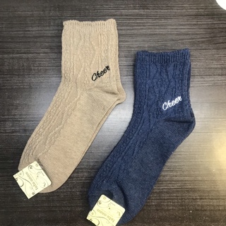 日本🇯🇵現貨 tutuanna 刺繡麻花編織紋短襪