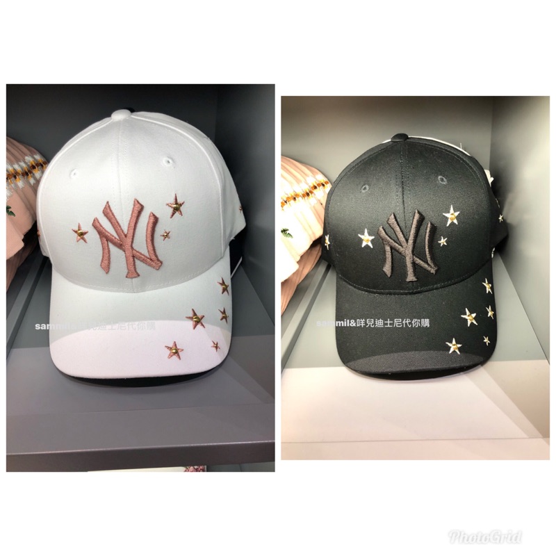 Sammi韓國代購 —MLB 大聯盟 New York Yankees Star ⭐️ 繡線星星棒球帽/帽子